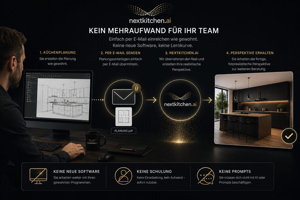 Kein Mehraufwand für Ihr Team